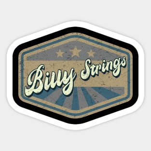 vintage billy strings Sticker